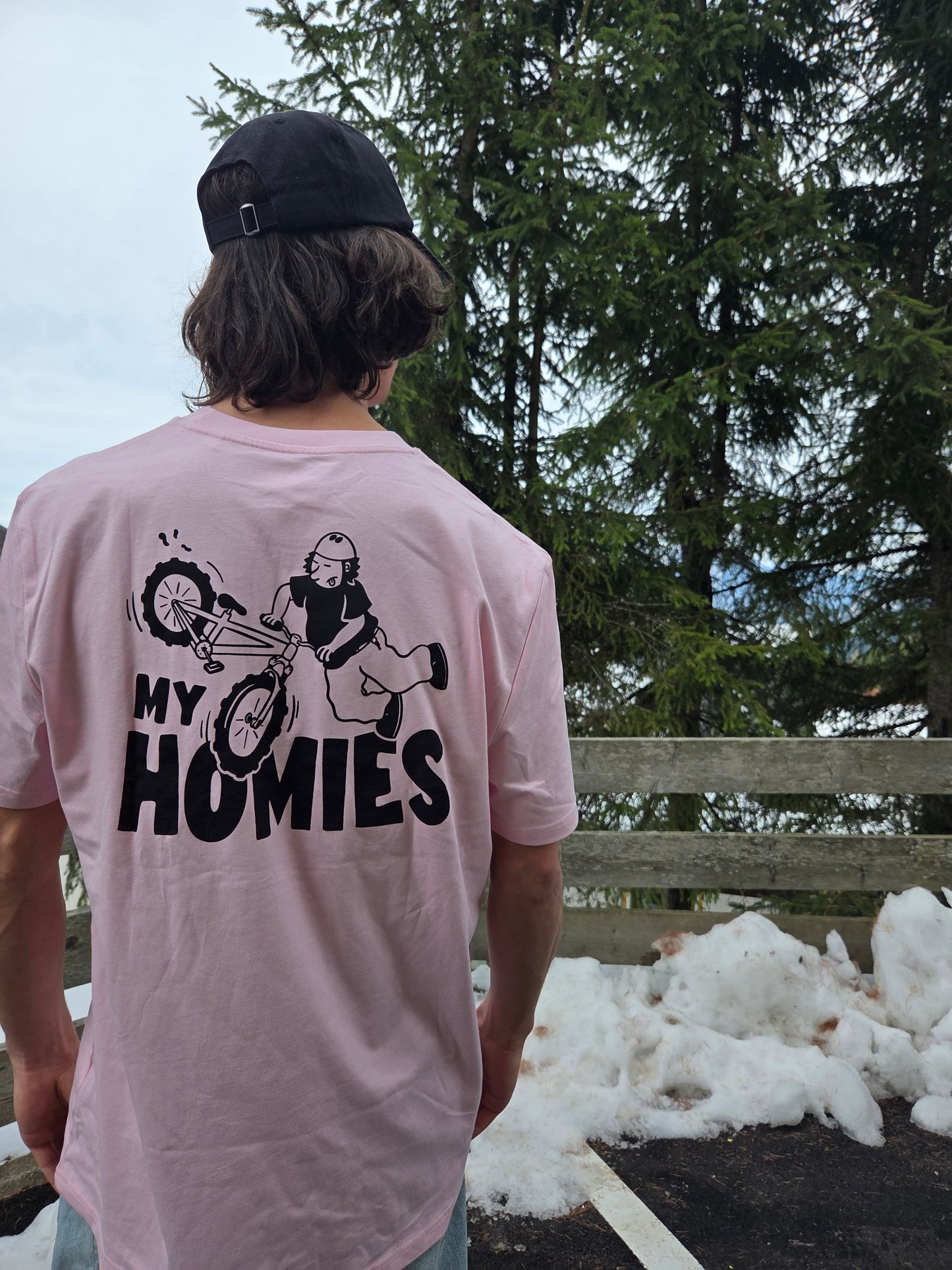 My Homies pink T-shirt